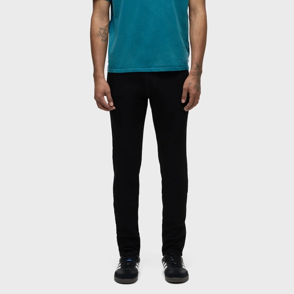 Hudson Zack Skinny Jeans Black Denim